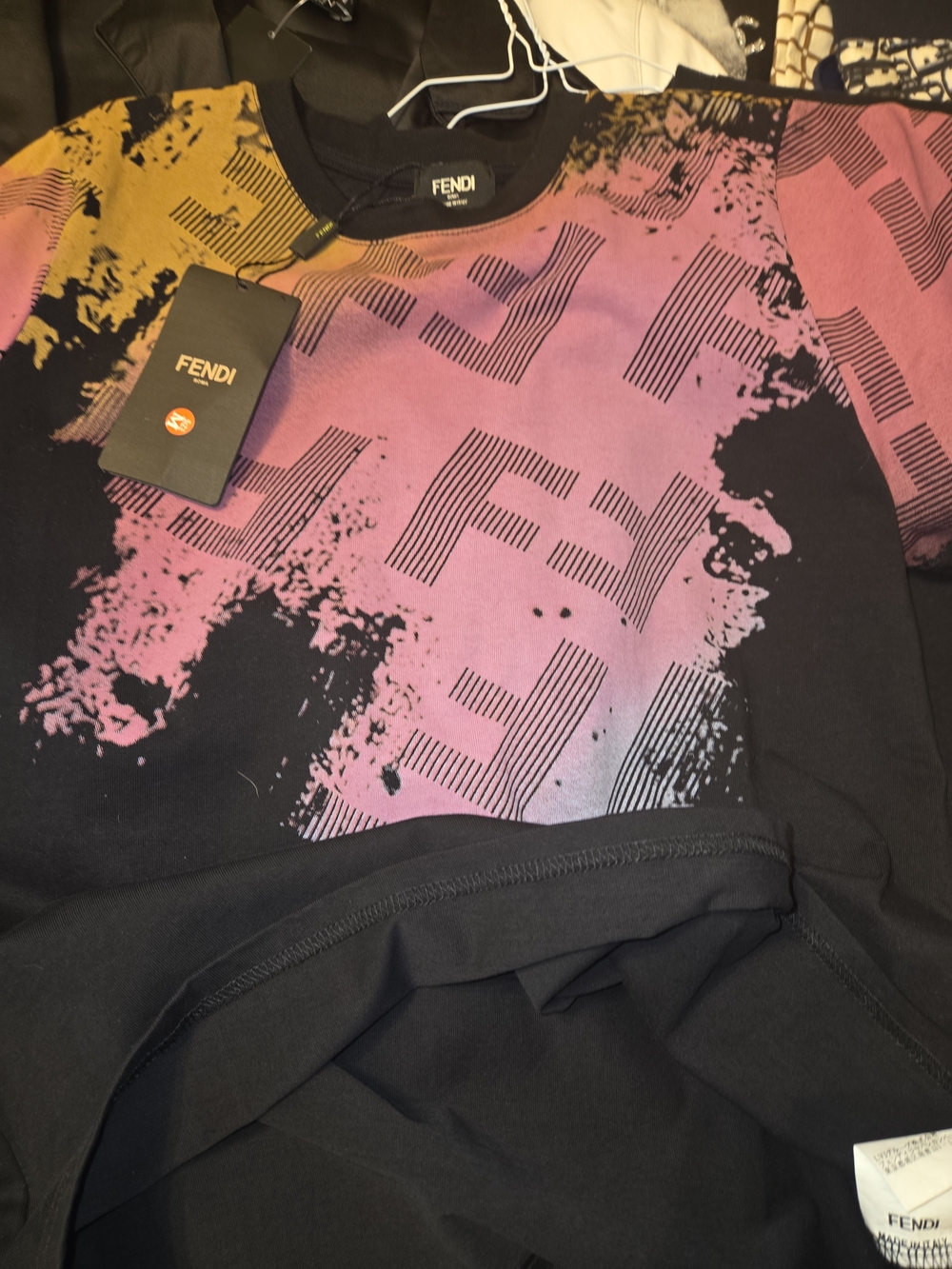 NWT FF Black Gradient Logo Tshirt